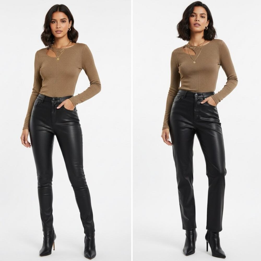 Ona by Yoon Chung Tan Cut Out Long Sleeve Top